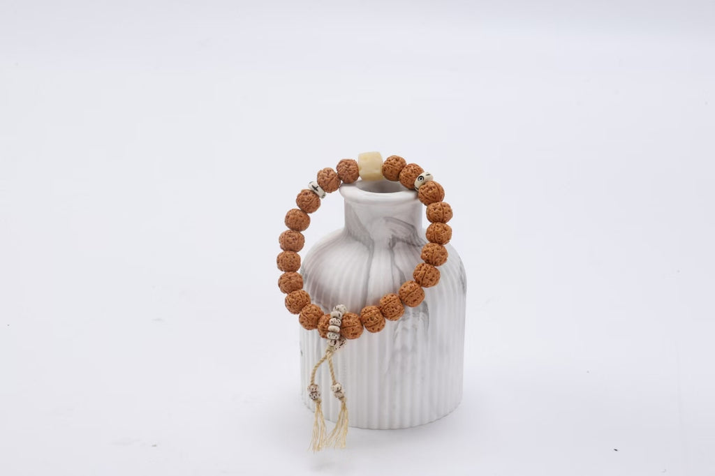 Natural Wood Career Bracelet – Empower Your Success, Chinese Style