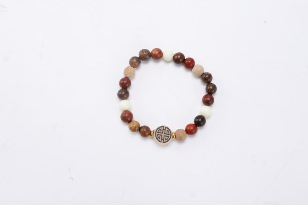 Natural Wood Bracelet – Classic Chinese Style Elegance